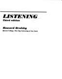Tapa de The art of listening