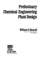 Tapa de Preliminary chemical engineering plant design