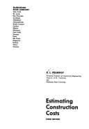 Tapa de Estimating construction costs