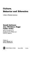 Tapa de Culture, behavior, and education