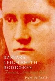 Tapa de Barbara Leigh Smith Bodichon, 1827-1891