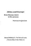 Tapa de Africa and Europe from Roman times to the present
