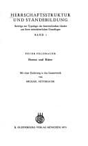 Tapa de Herrschaftsstruktur und Ständebildung