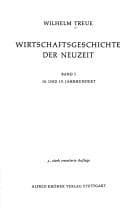 Tapa de Wirtschaftsgeschichte der Neuzeit