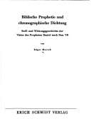 Tapa de Biblische Prophetie und chronographische Dichtung
