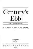 Tapa de Century's ebb