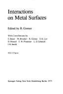 Tapa de Interactions on metal surfaces