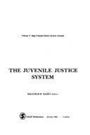 Tapa de The Juvenile justice system