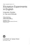 Tapa de Elicitation experiments in English