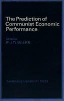 Tapa de The prediction of communist economic performance
