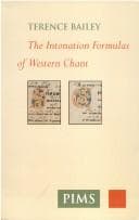 Tapa de The intonation formulas of Western Chant