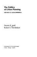 Tapa de The politics of urban planning