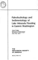 Tapa de Paleohydrology and sedimentology of Lake Missoula flooding in eastern Washington
