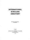 Tapa de International scholars directory
