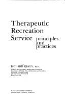Tapa de Therapeutic recreation service: principles and practices