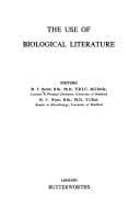 Tapa de The use of biological literature