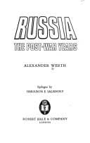 Tapa de Russia; the post-war years