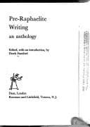 Tapa de Pre-Raphaelite writing