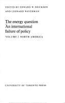 Tapa de The Energy question