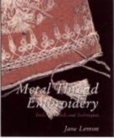 Tapa de Metal thread embroidery