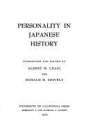 Tapa de Personality in Japanese history
