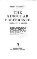 Tapa de The singular preference