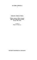 Tapa de Europa terza forza