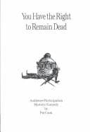 Tapa de You have the right to remain dead