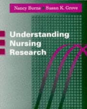 Tapa de Understanding nursing research