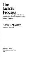 Tapa de The judicial process