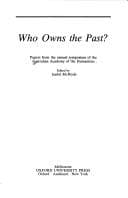 Tapa de Who Owns the Past?