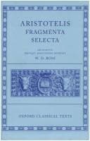 Tapa de Fragmenta Selecta (Oxford Classical Texts Ser)