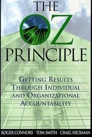 Tapa de The Oz principle