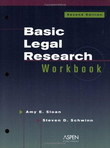 Tapa de Basic legal research workbook