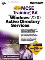 Tapa de MCSE Training Kit -- Microsoft(r) Windows(r) 2000 Active Directory(tm) Services