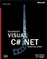 Tapa de Microsoft Visual C# .NET Step by Step