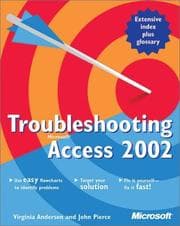 Tapa de Troubleshooting Microsoft Access 2002