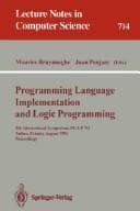 Tapa de Programming language implementation and logic programming