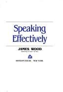 Tapa de Speaking Effectively