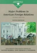 Tapa de Major Problems in American Foreign Relations