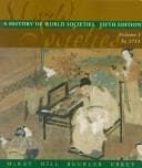 Tapa de A history of world societies