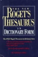 Tapa de The new Roget's Thesaurus of the English language in dictionary form