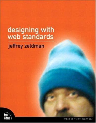 Tapa de Designing with web standards