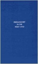 Tapa de Freemansonry in the Holy Land