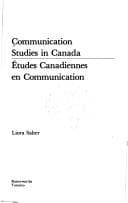 Tapa de Communication studies in Canada