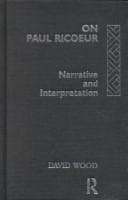 Tapa de On Paul Ricoeur