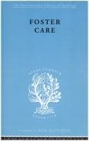 Tapa de Foster care