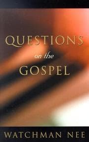 Tapa de Questions on the Gospel