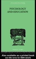 Tapa de Psychology and Education