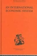 Tapa de An International Economic System
